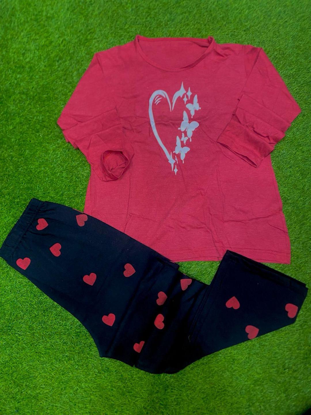 *Product Name*: 2 Pcs Women's Stitched Printed Night Suit